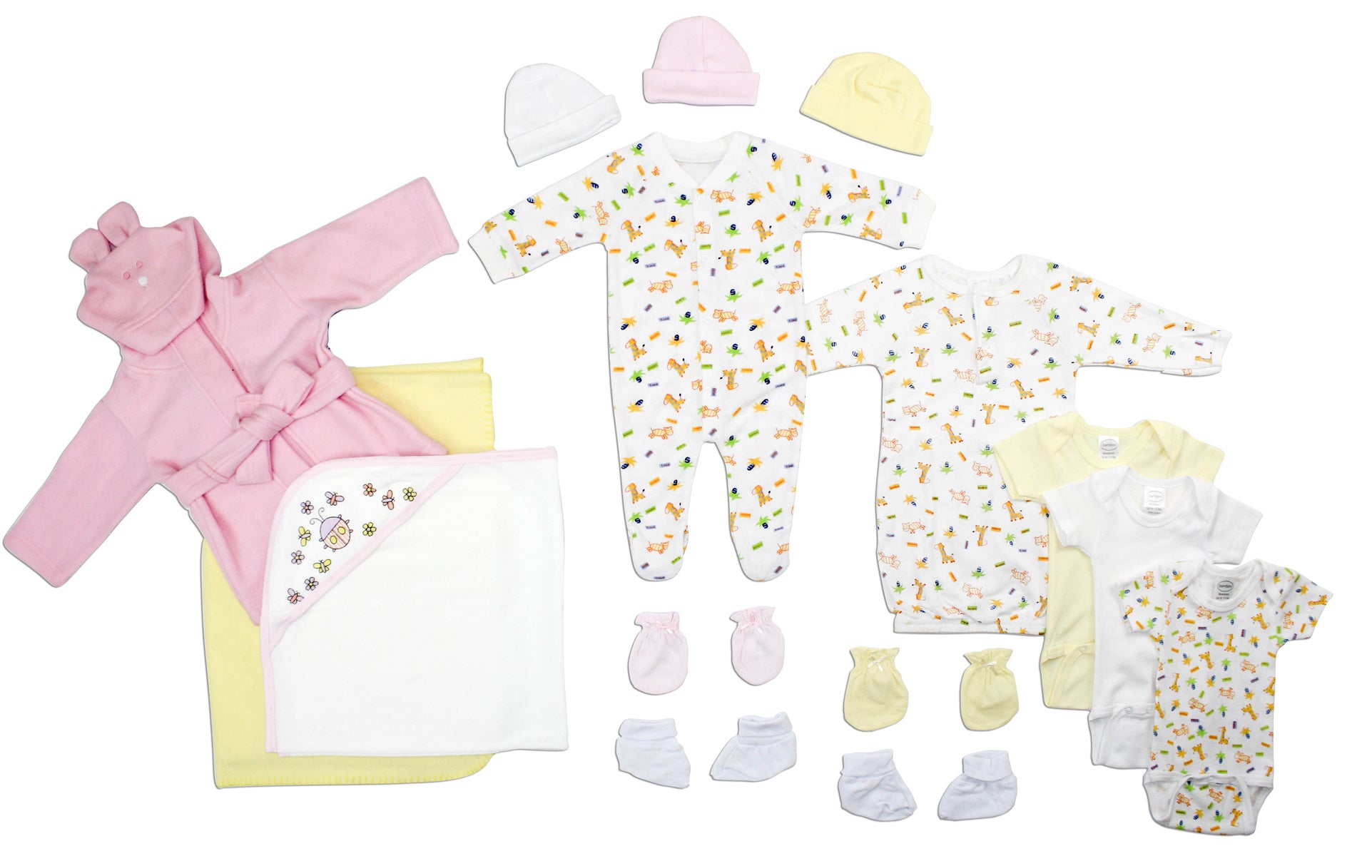 Newborn Baby Girls 15 Pc  Baby Shower Gift Set Ls_0122 - GreatEagleInc