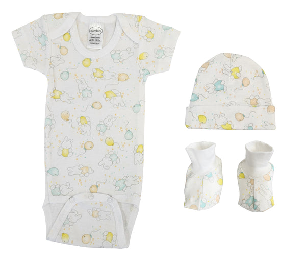 Unisex Newborn Baby 3 Pc  Sets Nc_0638 - GreatEagleInc