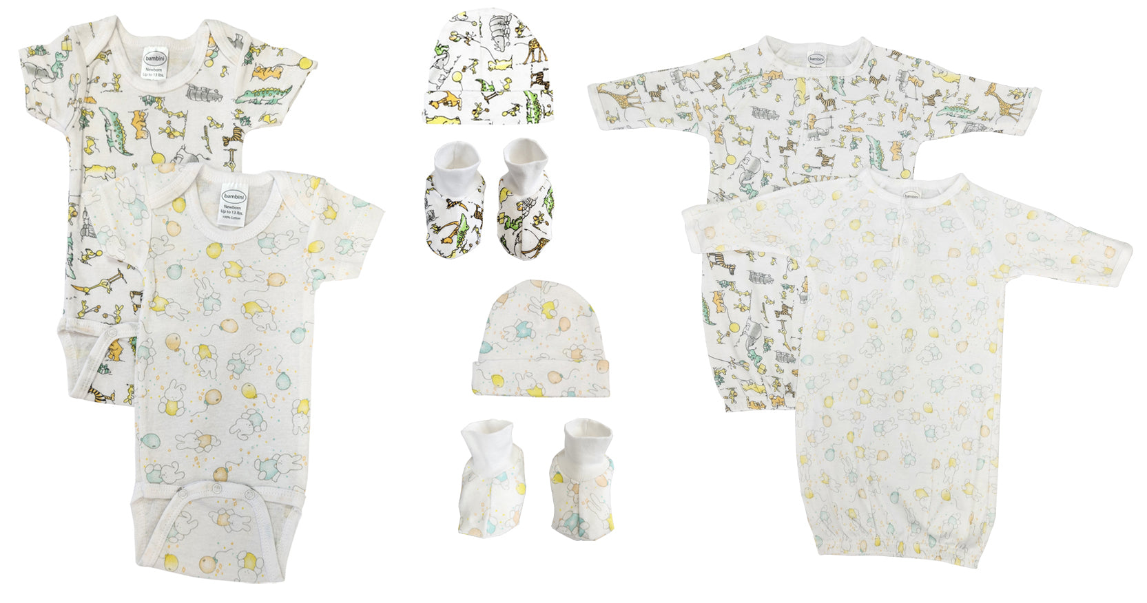 Unisex Newborn Baby 8 Pc  Sets Nc_0653 - GreatEagleInc