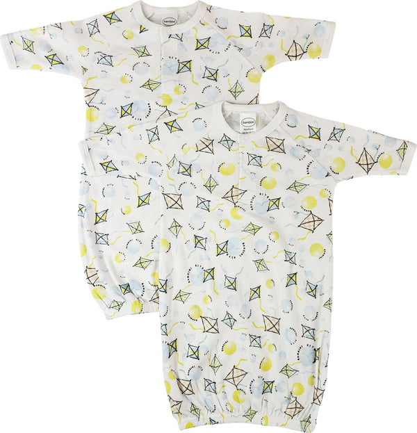 Unisex Newborn Baby 2 Piece Gown Set Nc_0837 - GreatEagleInc
