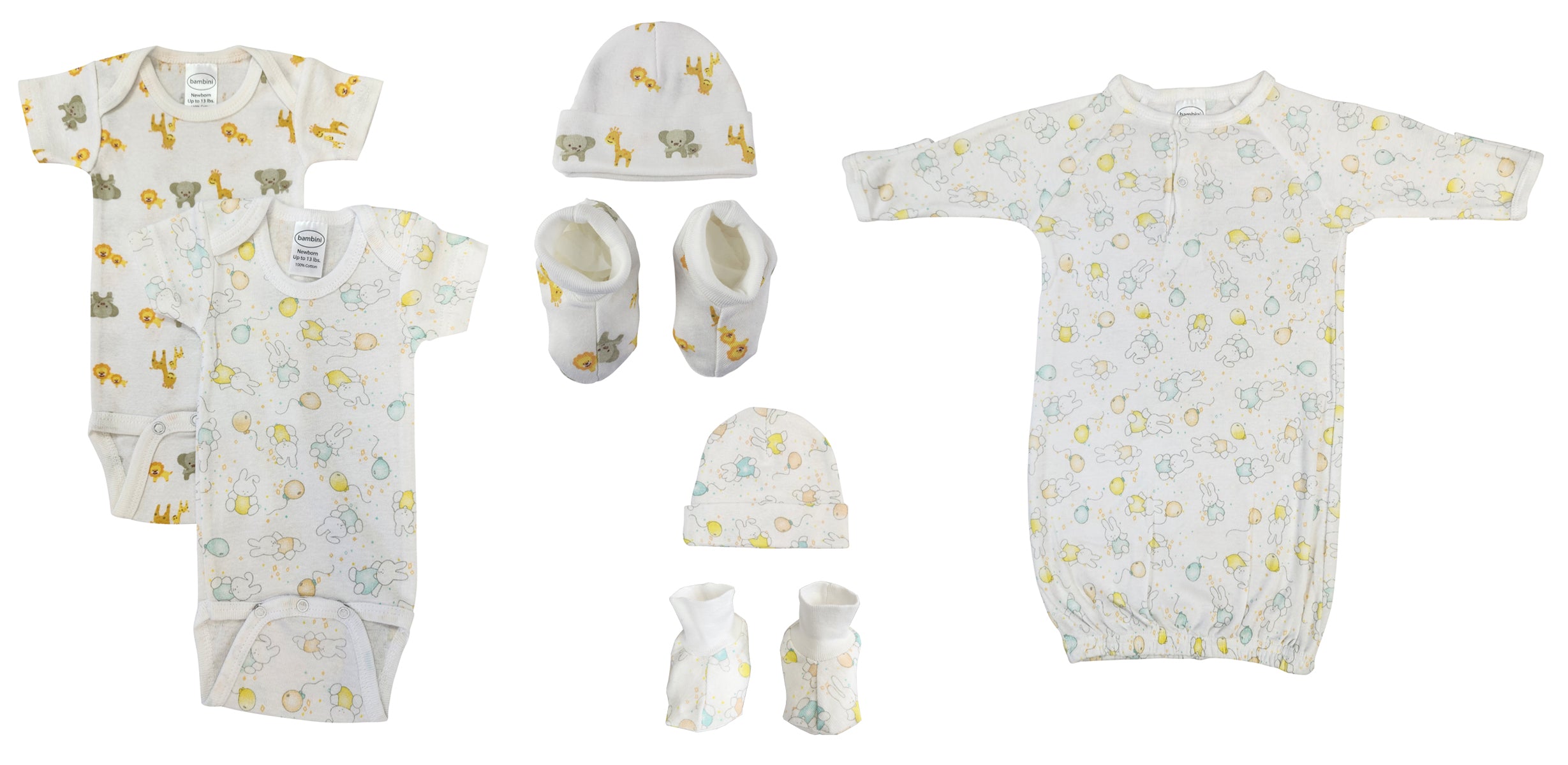 Unisex Newborn Baby 7 Pc  Sets Nc_0669 - GreatEagleInc