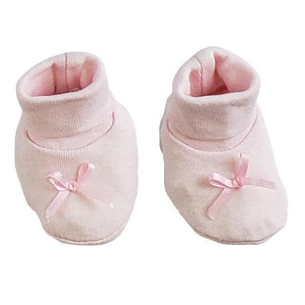 Pink Preemie Booties 028.pink.preemie - GreatEagleInc