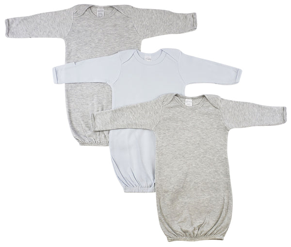 Boy Newborn Baby 3 Piece Gown Set Ls_0673 - GreatEagleInc