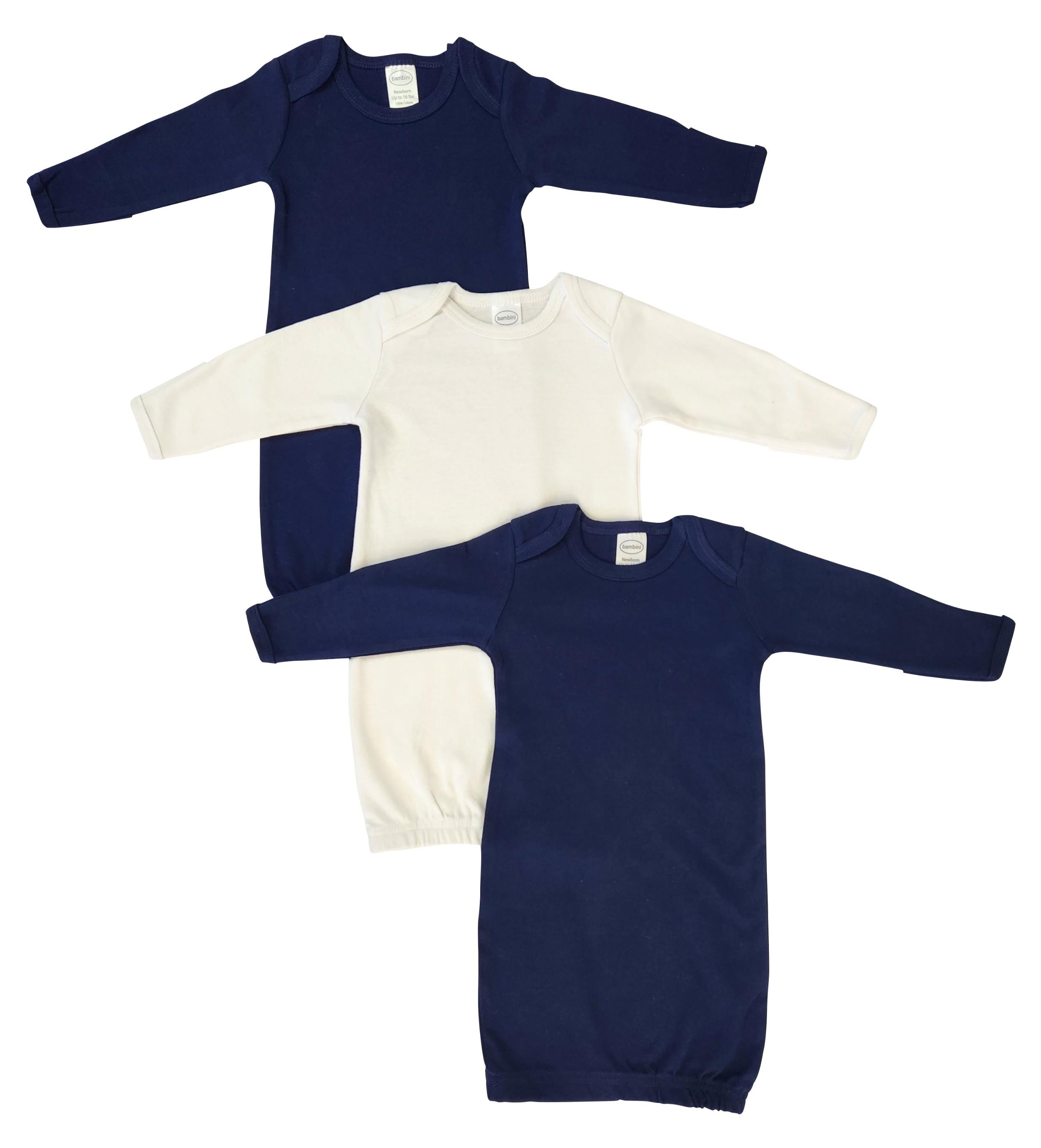 Unisex Newborn Baby 3 Piece Gown Set Nc_0888 - GreatEagleInc