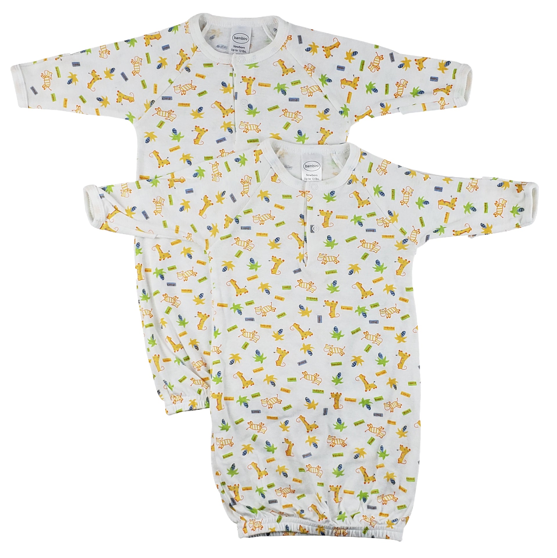 Infant Gowns - 2 Pack Cs_0041 - GreatEagleInc