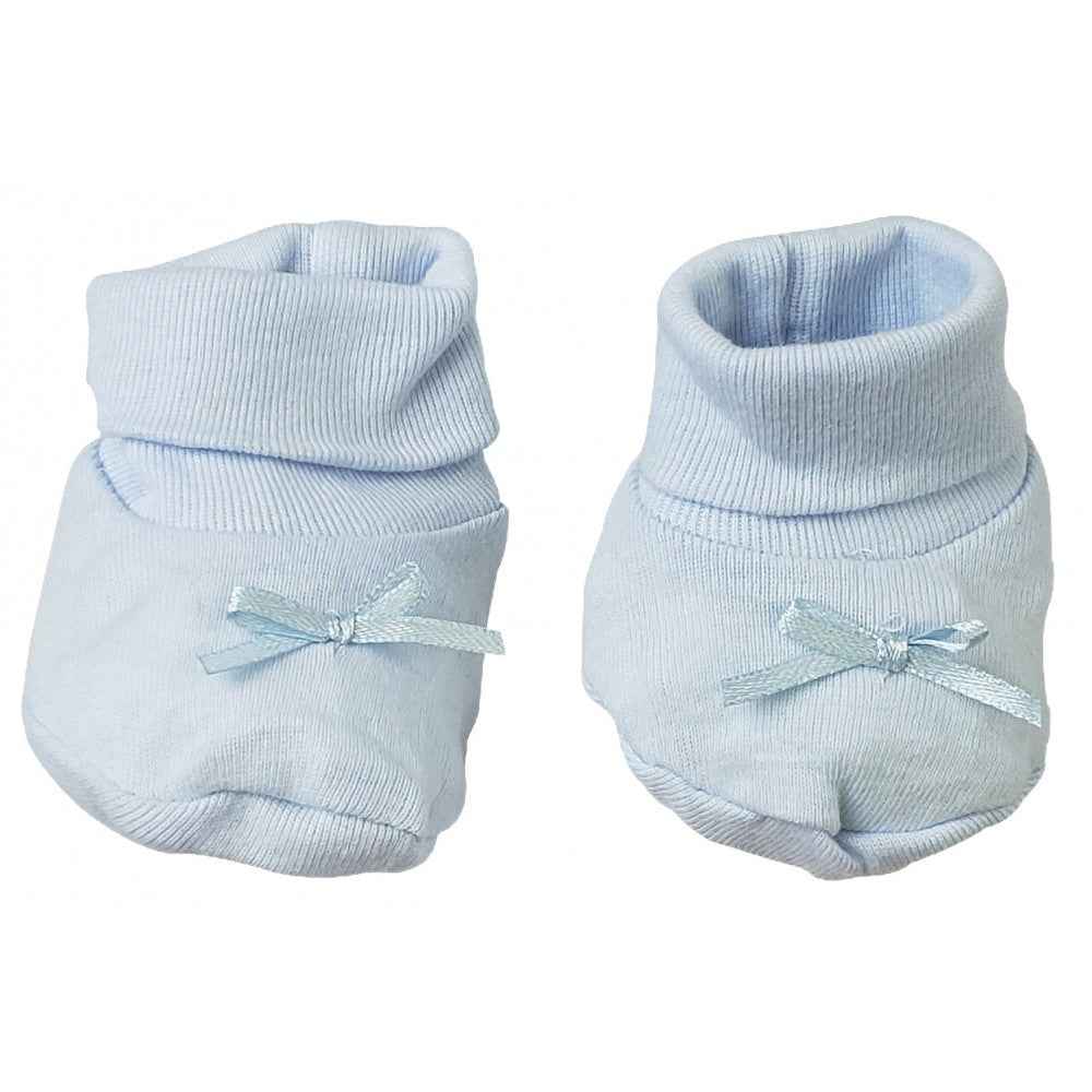 Blue Preemie Booties 028.blue.preemie
