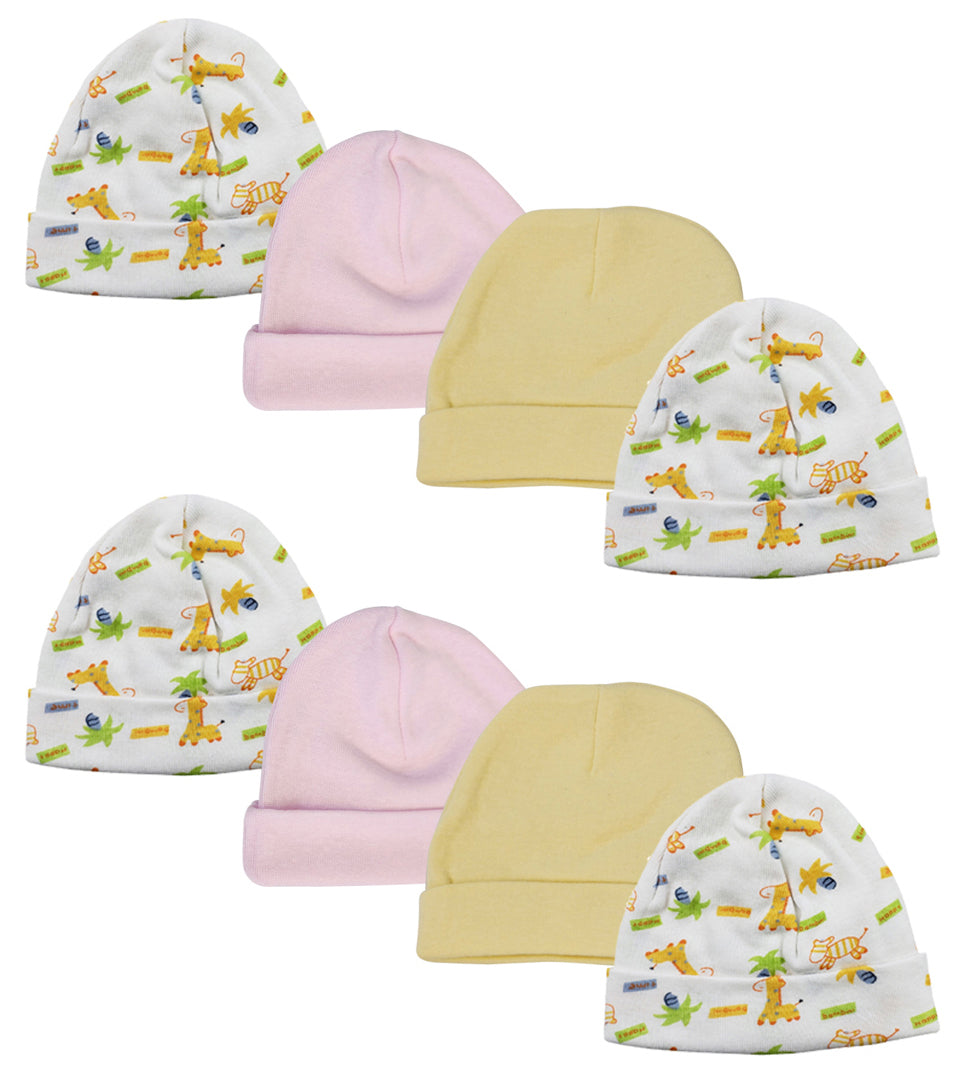Baby Girl Infant Caps (pack Of 8) Nc_0320 - GreatEagleInc