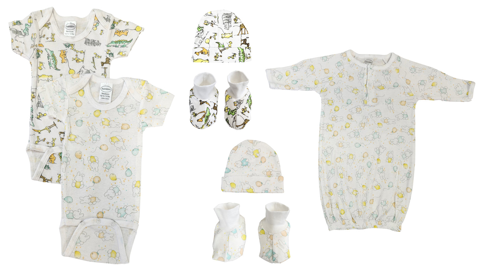 Unisex Newborn Baby 7 Pc  Sets Nc_0655 - GreatEagleInc