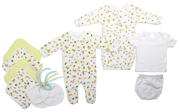 Unisex Newborn Baby 11 Pc  Baby Shower Gift Set Ls_0131 - GreatEagleInc