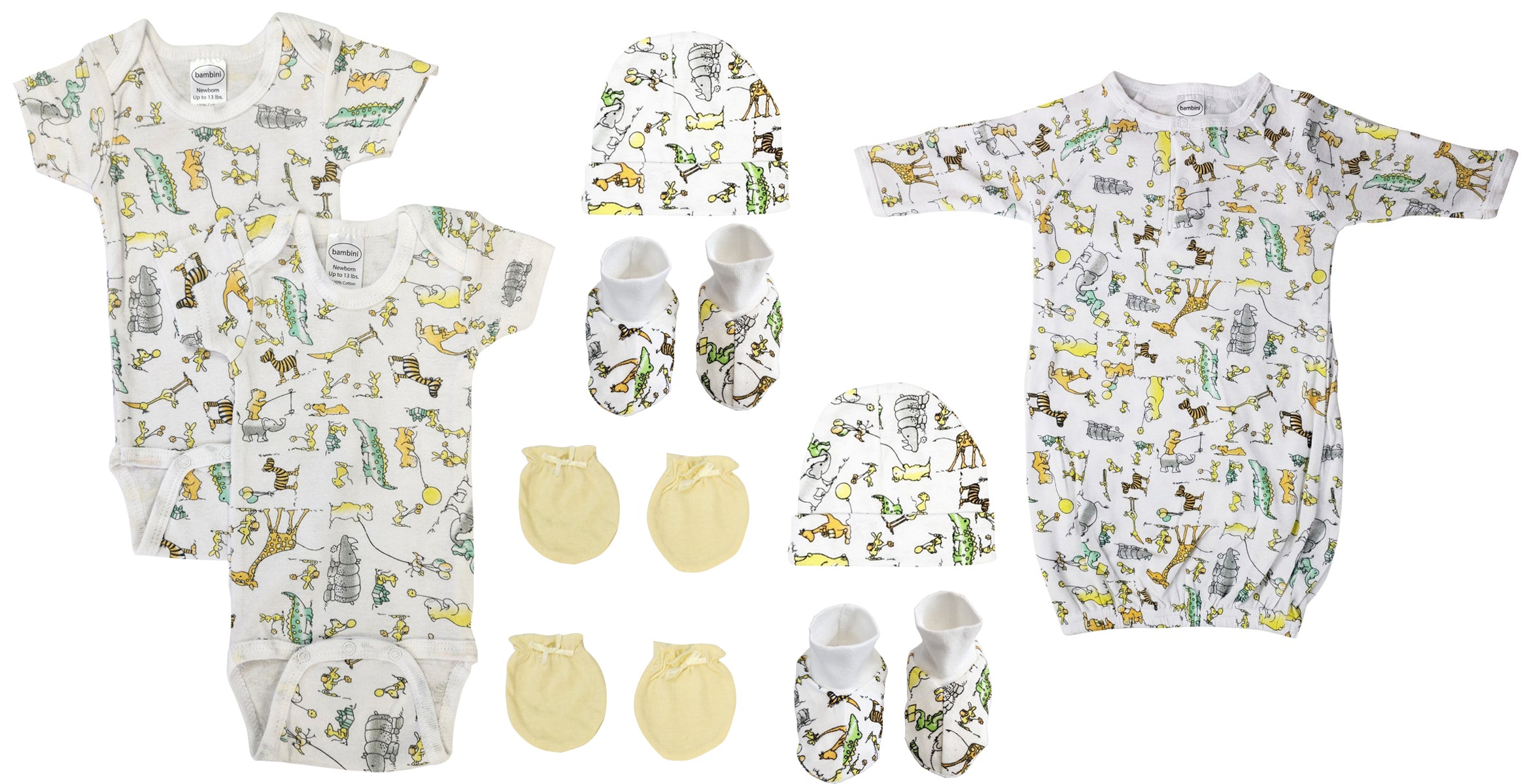 Unisex Newborn Baby 9 Pc  Sets Nc_0570 - GreatEagleInc