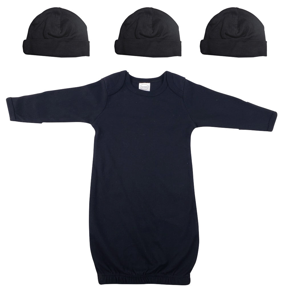 Unisex Newborn Baby 4 Piece Gown Set Nc_0849 - GreatEagleInc