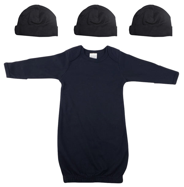 Unisex Newborn Baby 4 Piece Gown Set Nc_0849 - GreatEagleInc