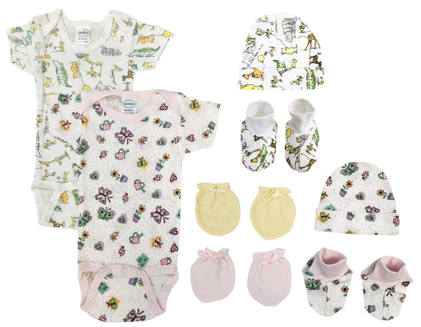 Newborn Baby Girl 8 Pc  Sets Nc_0608 - GreatEagleInc