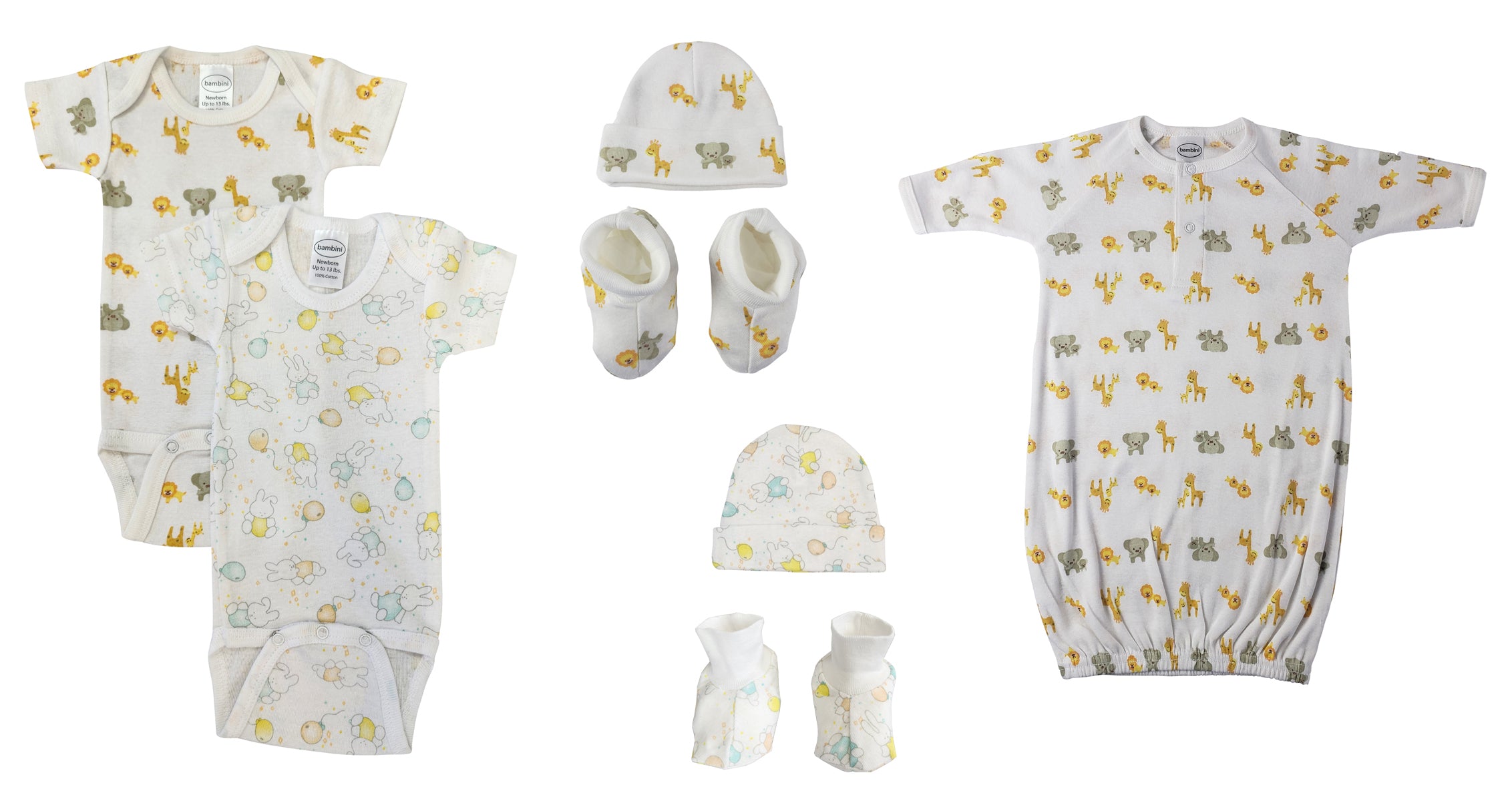 Unisex Newborn Baby 7 Pc  Sets Nc_0665 - GreatEagleInc