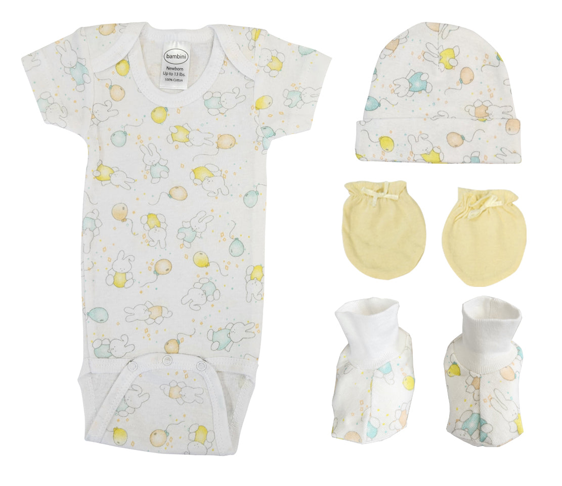 Unisex Newborn Baby 4 Pc  Sets Nc_0650 - GreatEagleInc