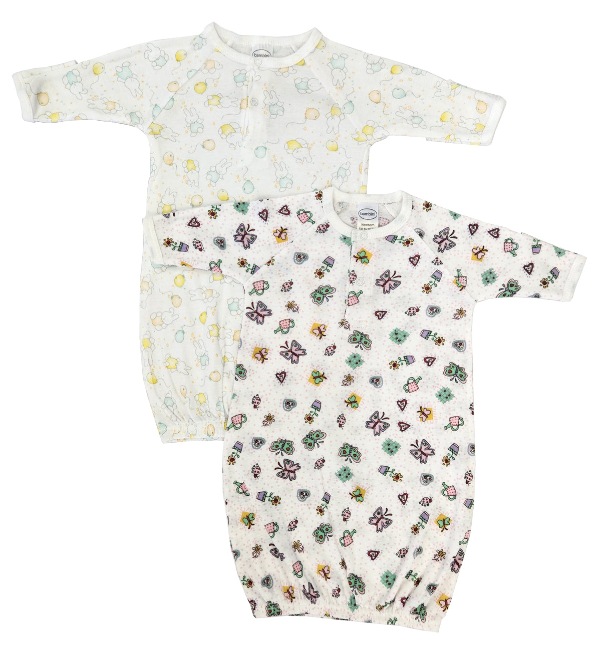 Newborn Baby Girl 2 Piece Gown Set Nc_0794 - GreatEagleInc