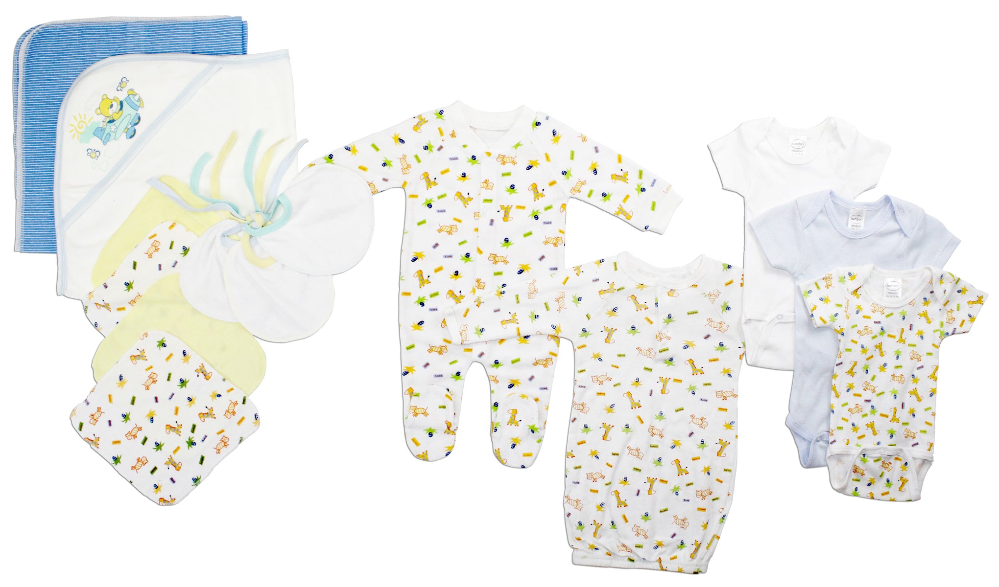 Newborn Baby Boys 14 Pc  Baby Shower Gift Set Ls_0090 - GreatEagleInc