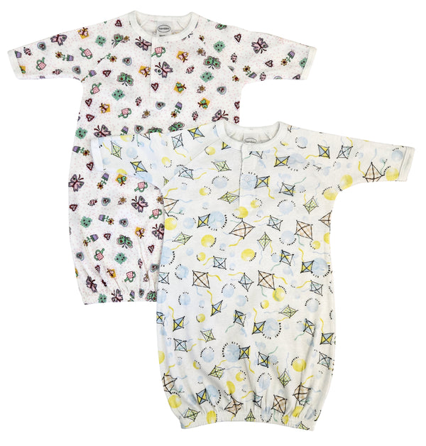 Newborn Baby Girl 2 Piece Gown Set Nc_0831 - GreatEagleInc