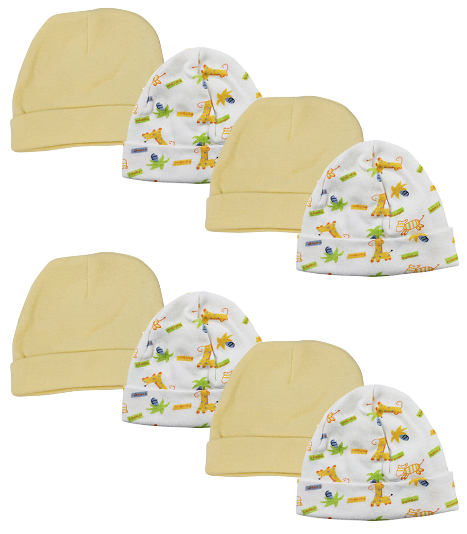 Baby Boy, Baby Girl, Unisex Infant Caps (pack Of 8) Nc_0333 - GreatEagleInc
