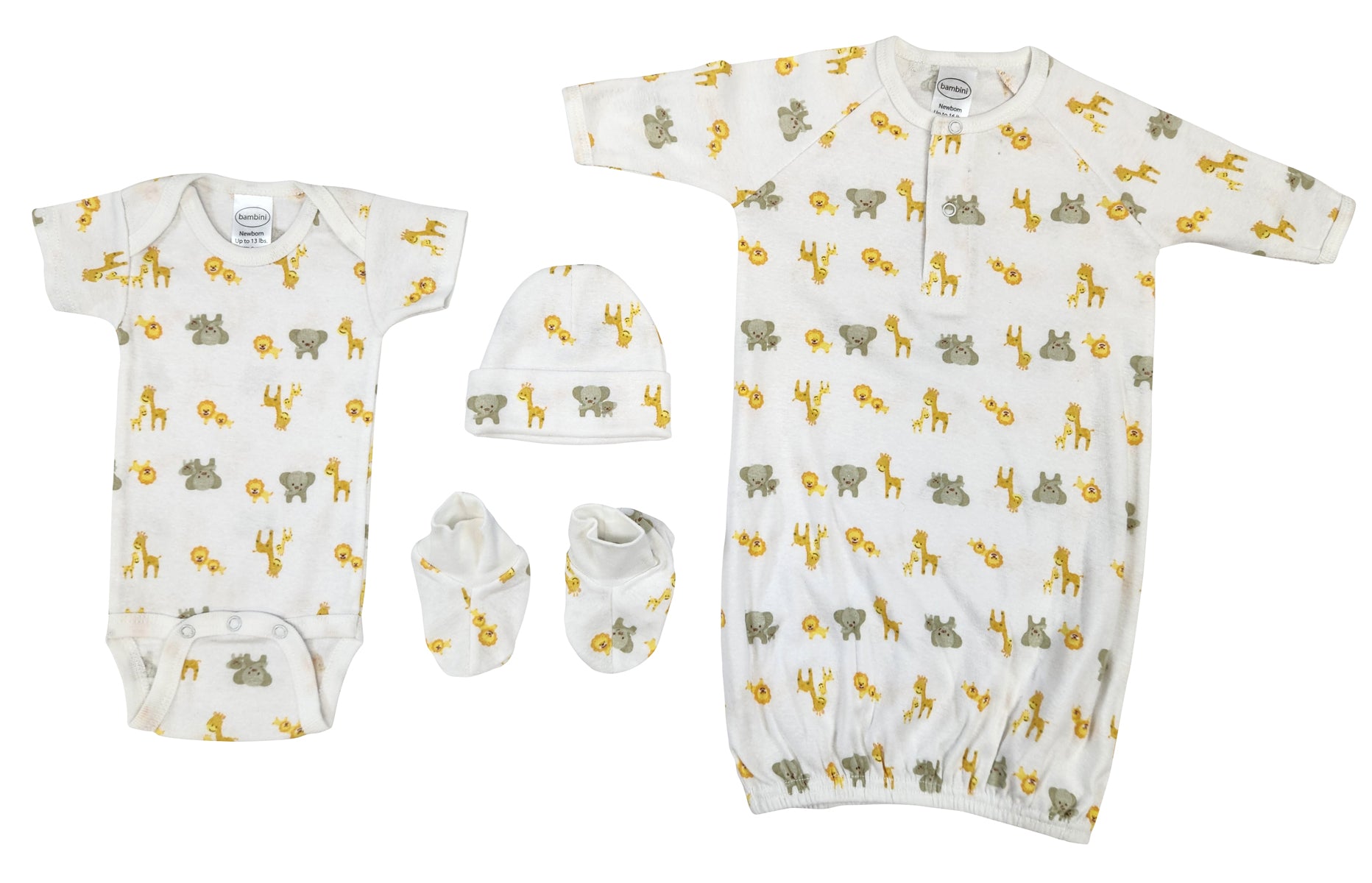 Unisex Newborn Baby 4 Pc  Sets Nc_0698 - GreatEagleInc