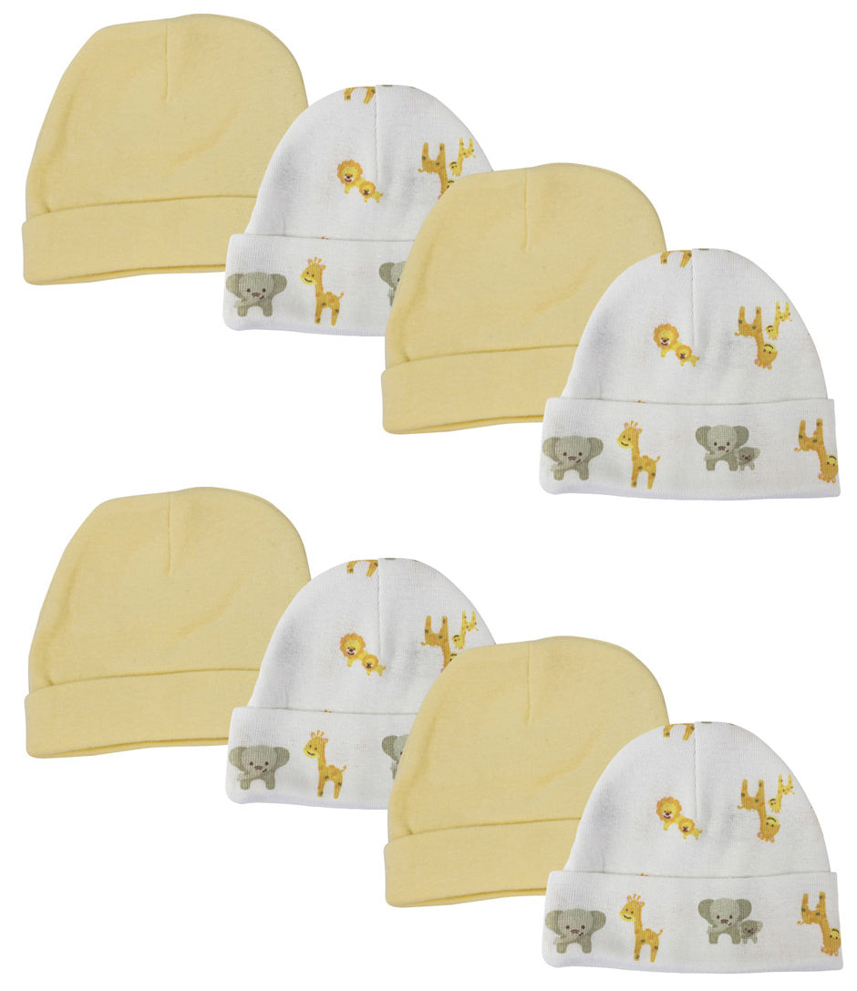 Baby Boy, Baby Girl, Unisex Infant Caps (pack Of 8) Nc_0393 - GreatEagleInc