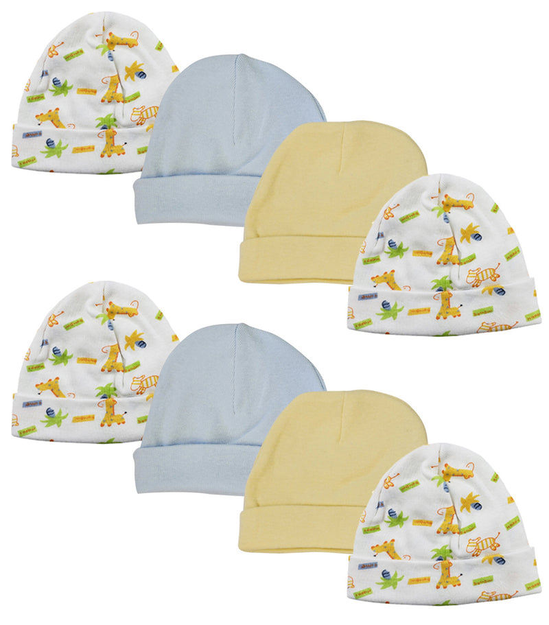 Baby Boy Infant Caps (pack Of 8) Nc_0311 - GreatEagleInc