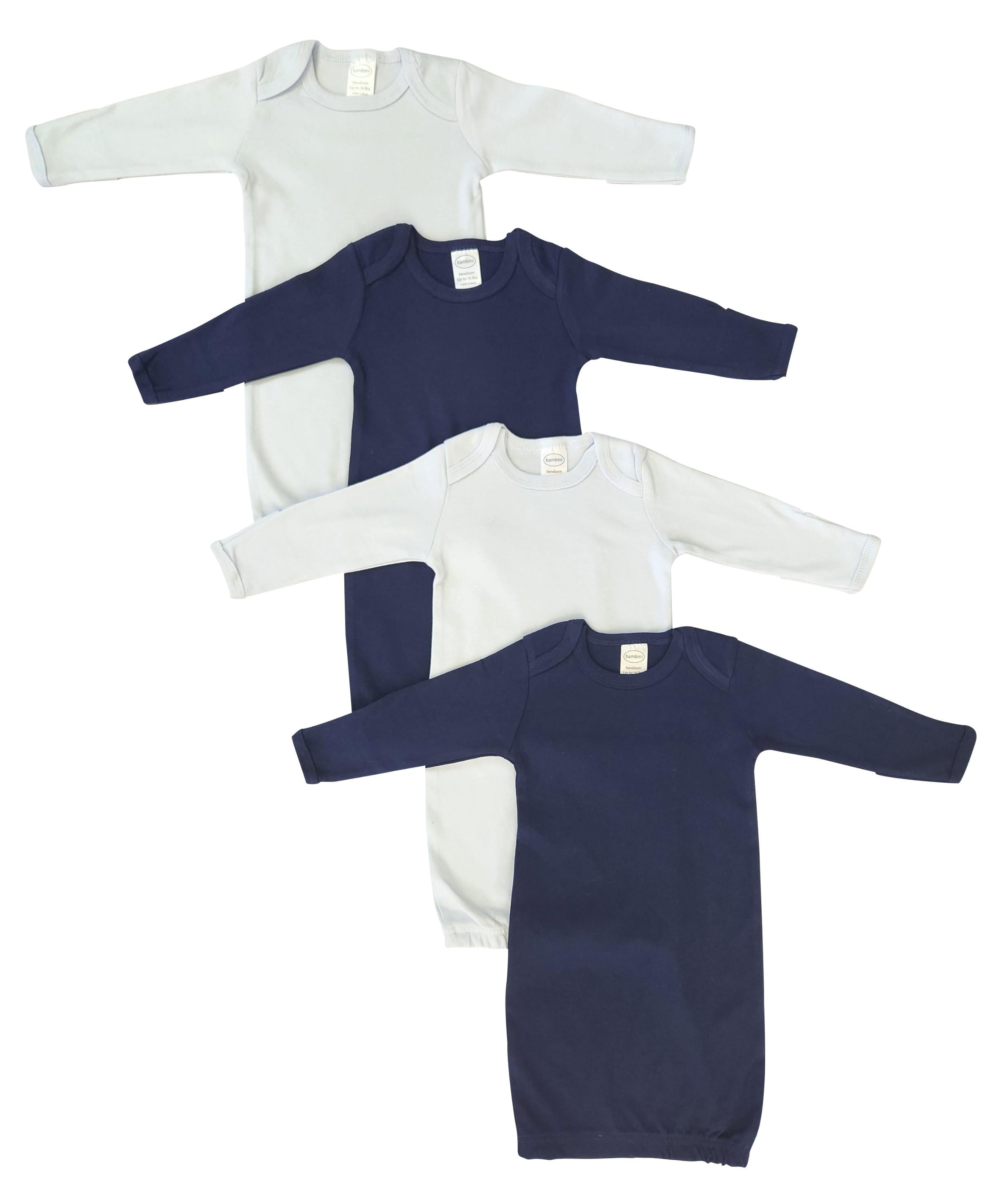 Newborn Baby Boy 4 Piece Gown Set Nc_0845 - GreatEagleInc