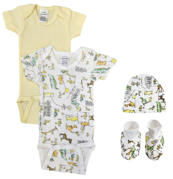 Unisex Newborn Baby 4 Pc  Sets Nc_0560 - GreatEagleInc
