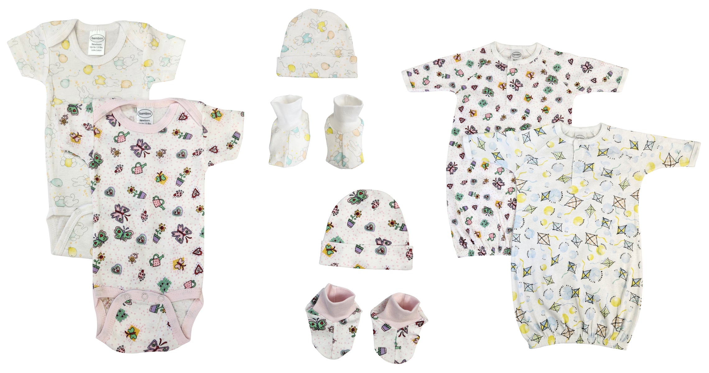 Newborn Baby Girl 8 Pc  Sets Nc_0626 - GreatEagleInc