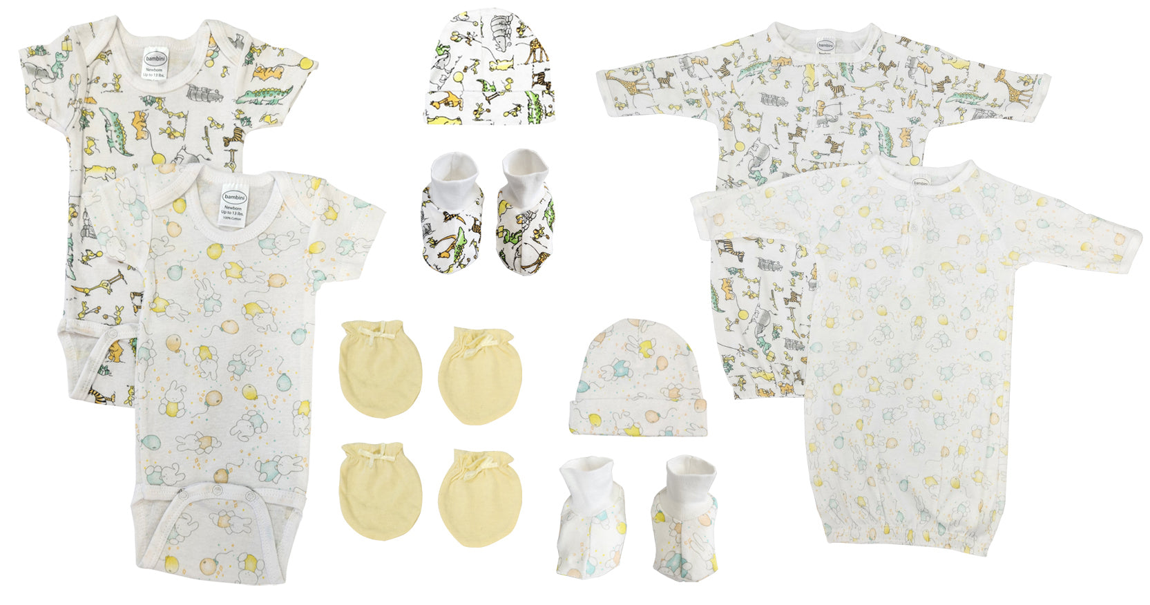 Unisex Newborn Baby 10 Pc  Sets Nc_0654 - GreatEagleInc