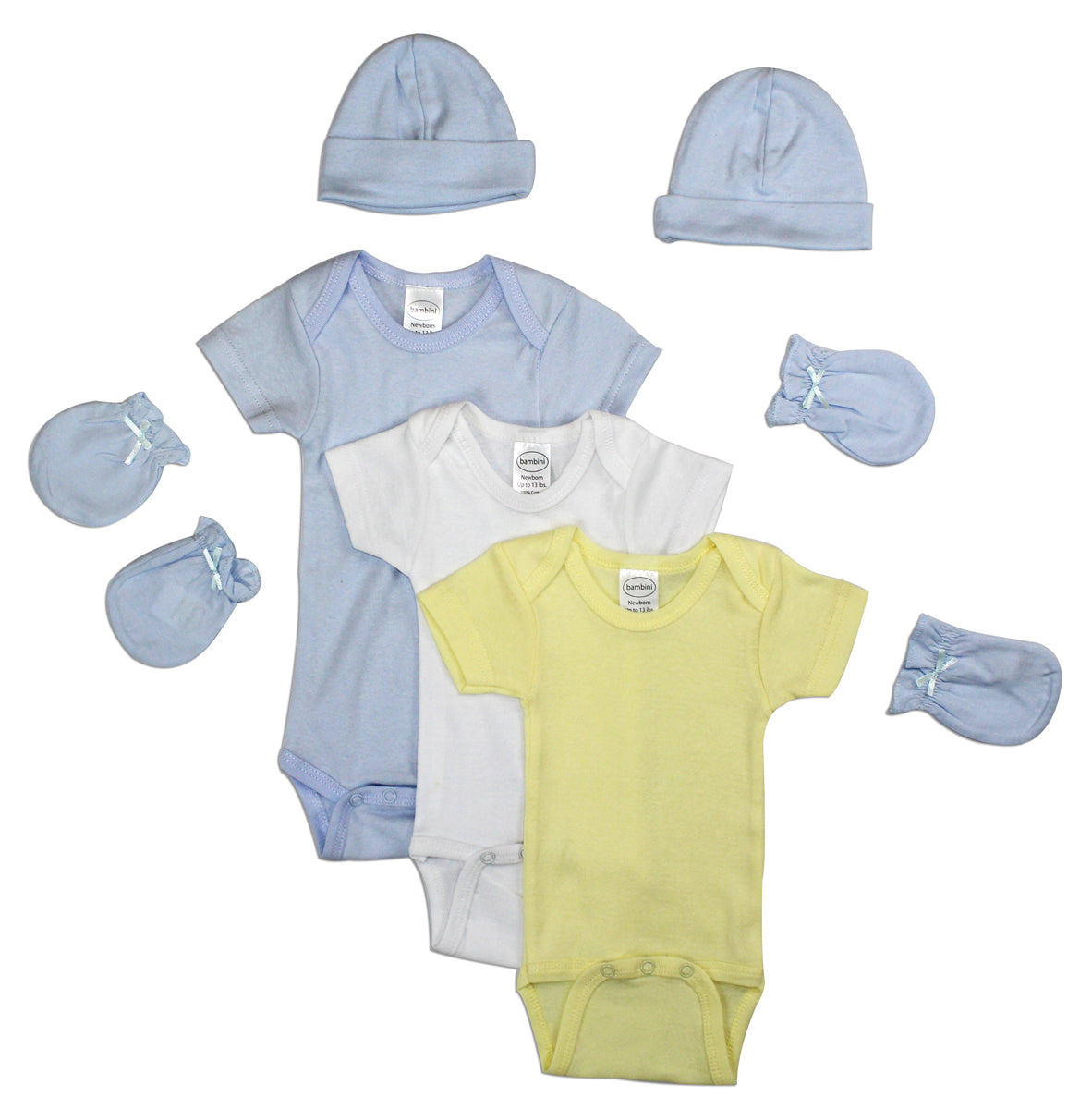 Newborn Baby Boys 7 Pc  Baby Shower Gift Set Ls_0043 - GreatEagleInc