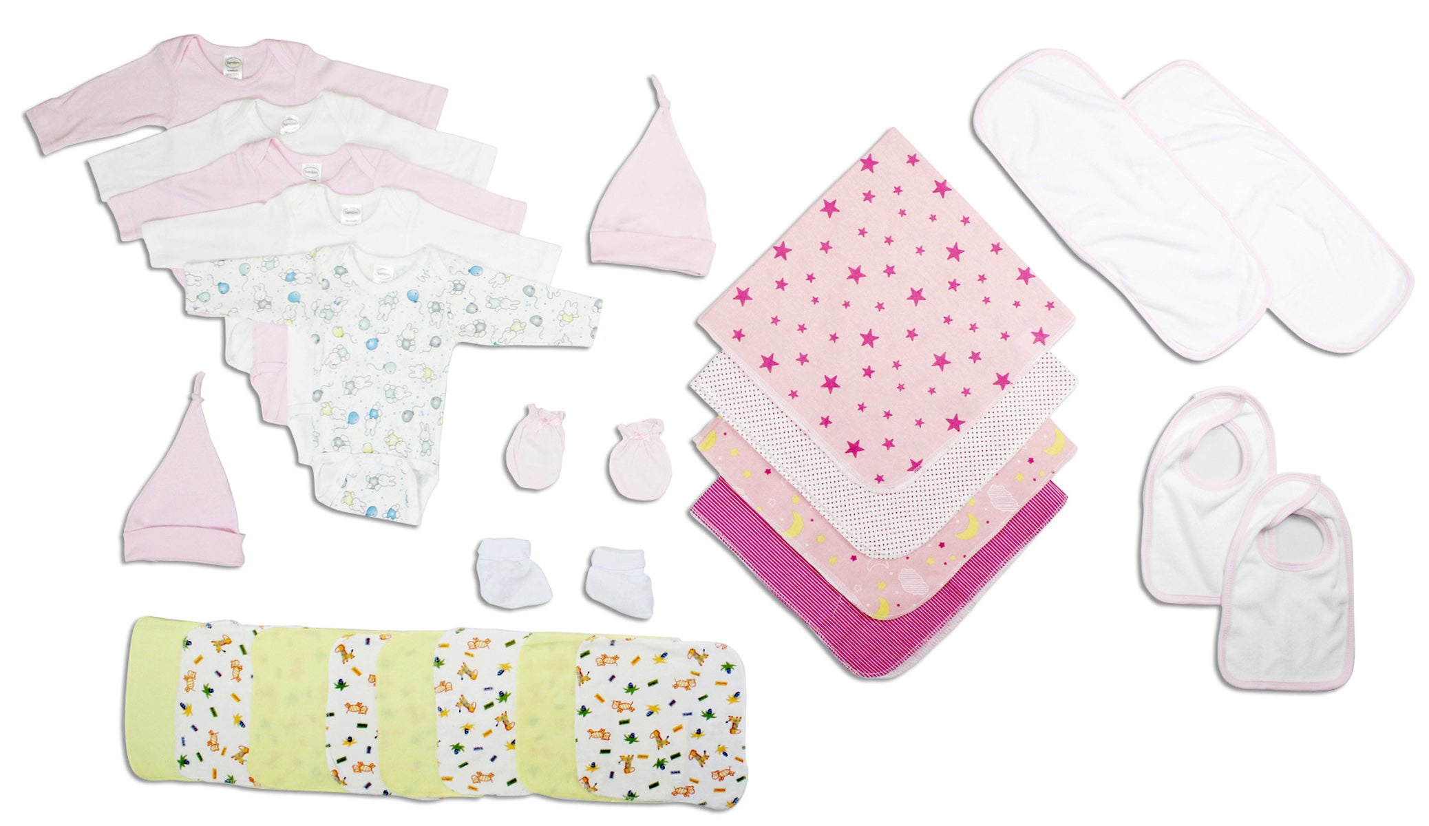 Newborn Baby Girls 25 Pc  Baby Shower Gift Set Ls_0073 - GreatEagleInc
