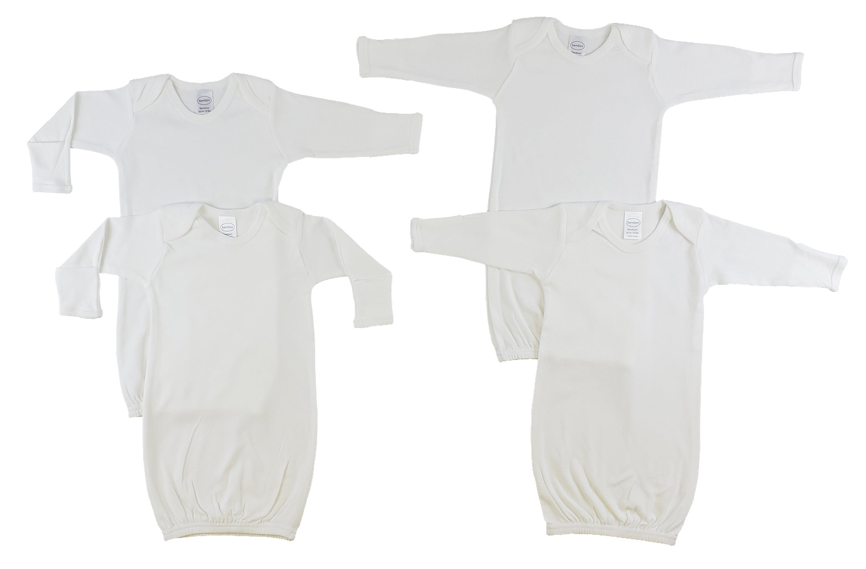 Infant Gowns - 4 Pack Cs_0080 - GreatEagleInc