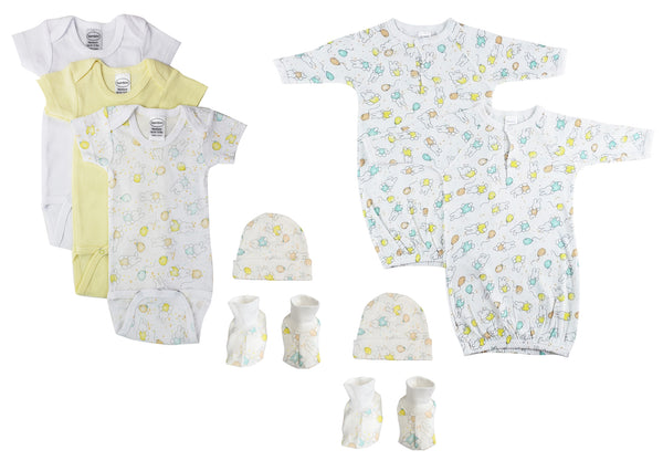 Unisex Newborn Baby 9 Pc  Sets Nc_0648 - GreatEagleInc