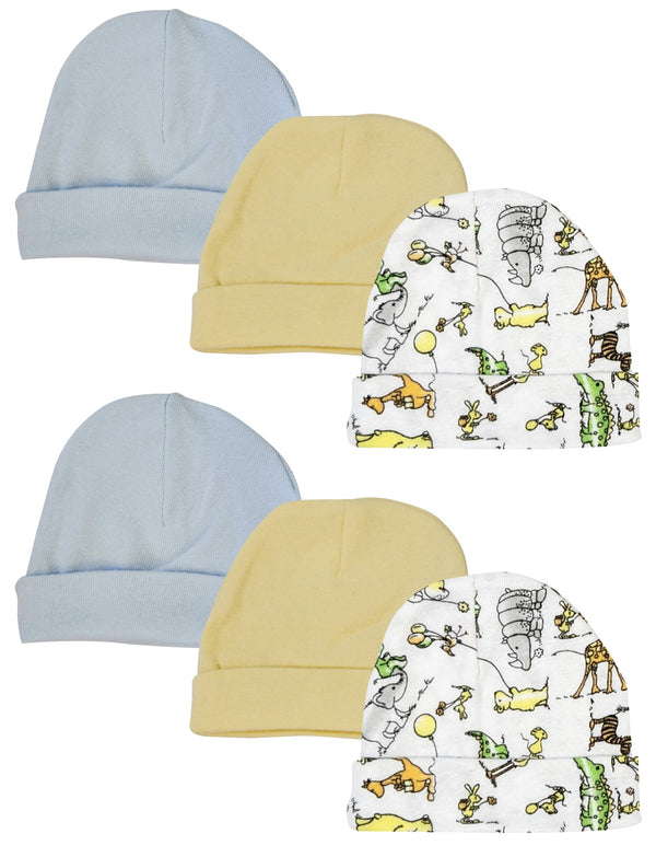 Boys Baby Caps (pack Of 6) Nc_0290 - GreatEagleInc