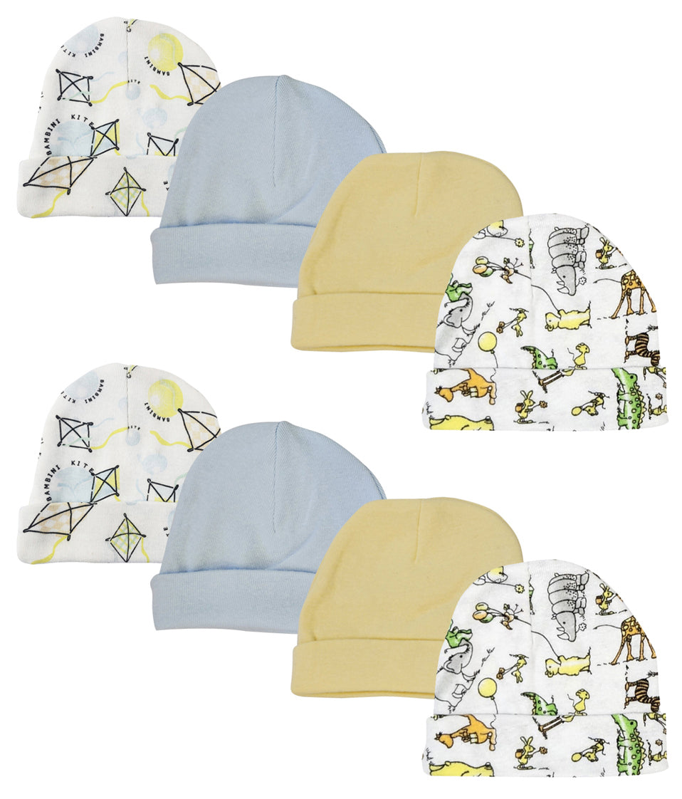 Baby Boys Caps (pack Of 8) Nc_0338 - GreatEagleInc