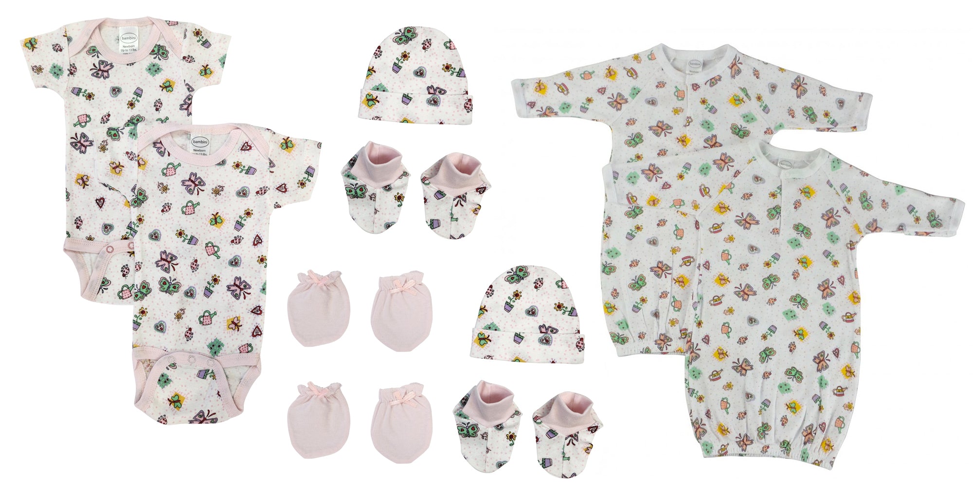 Newborn Baby Girl 10 Pc  Sets Nc_0622 - GreatEagleInc