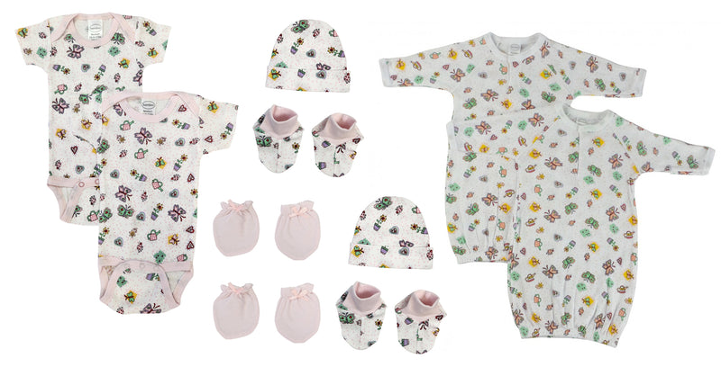 Newborn Baby Girl 10 Pc  Sets Nc_0622 - GreatEagleInc