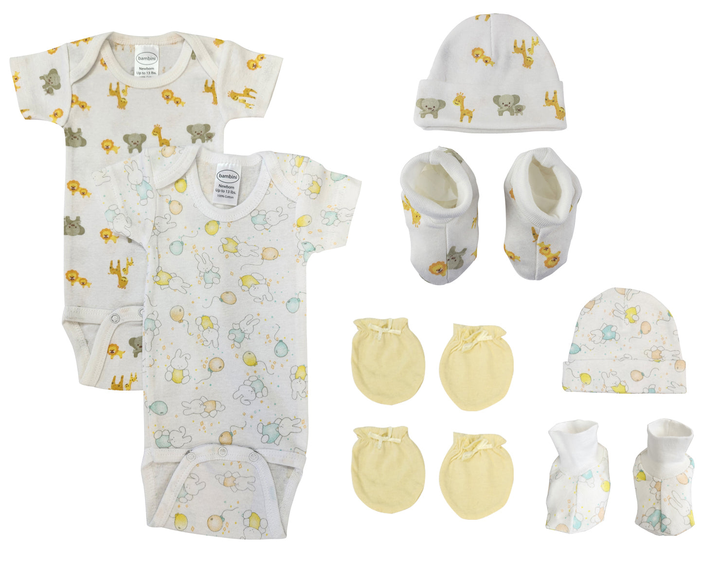 Unisex Newborn Baby 8 Pc  Sets Nc_0664 - GreatEagleInc