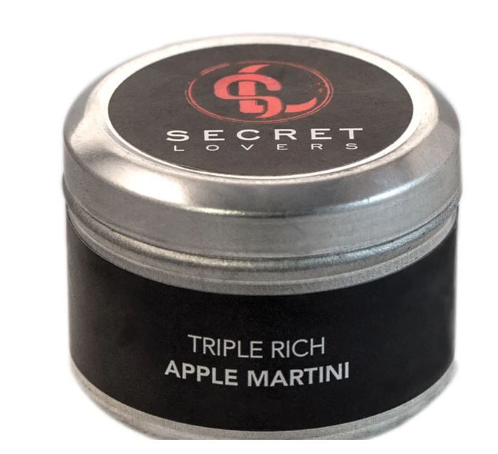 Secret Lovers Apple Martini Mini Edible Massage Candle 1oz Default Title