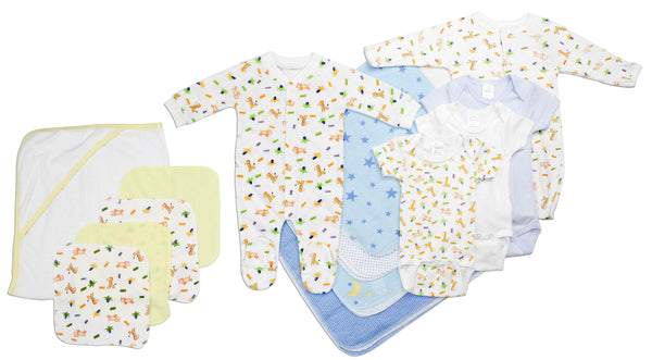 Newborn Baby Boy 14 Pc  Baby Shower Gift Set Ls_0025 - GreatEagleInc