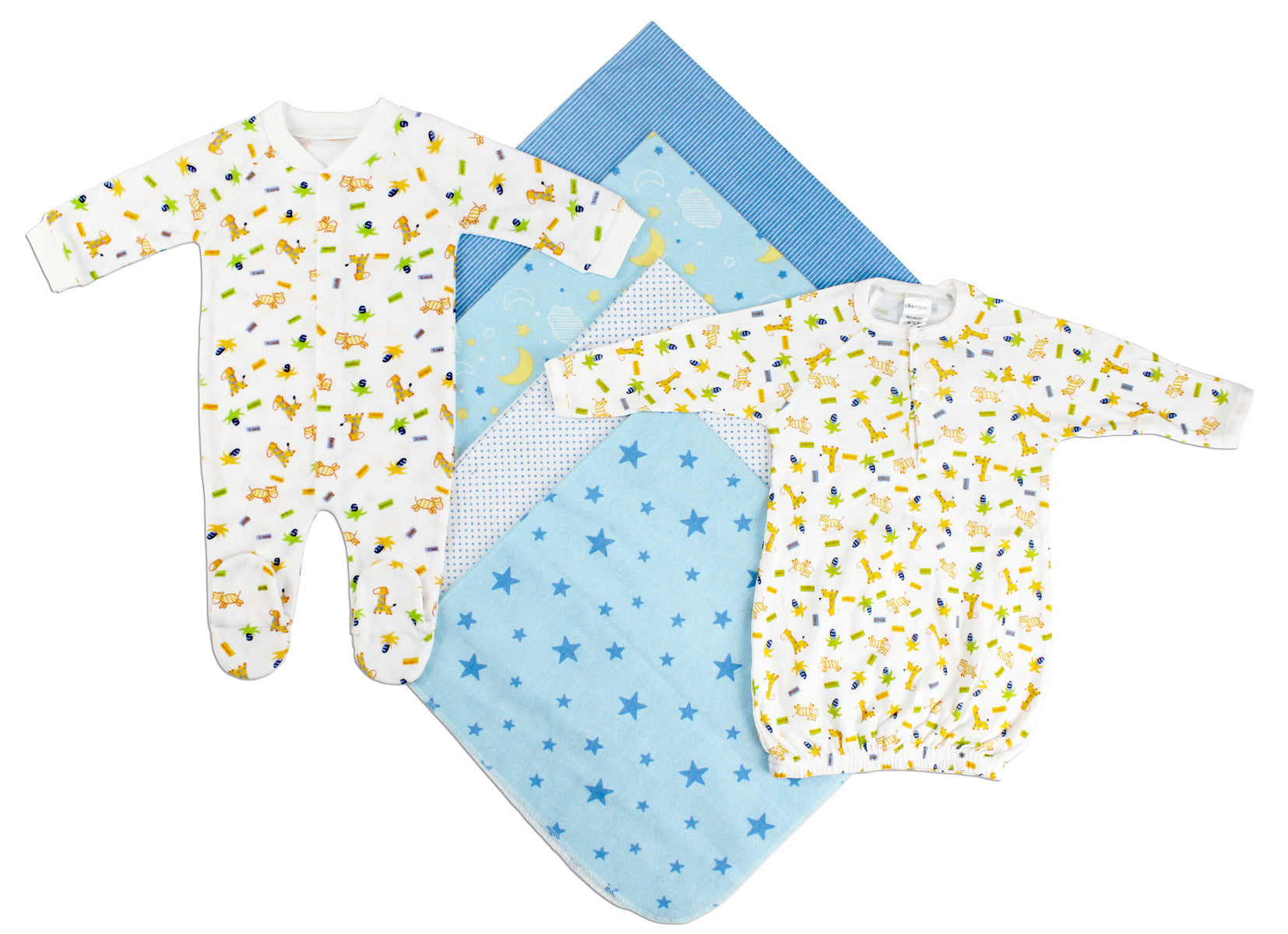 Newborn Boys 6 Piece  Set Ls_0115 - GreatEagleInc