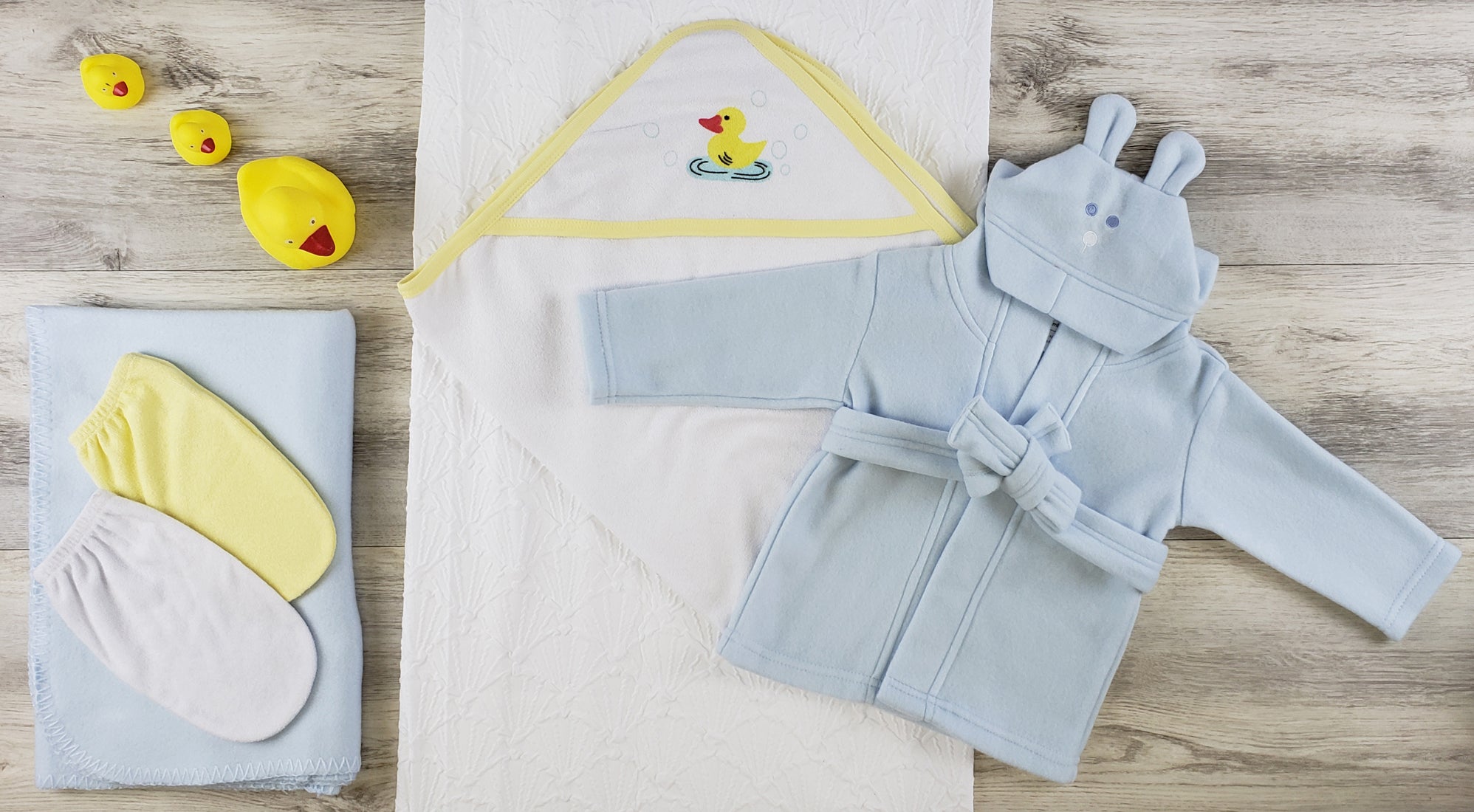 Hooded Towel, Bath Mittens, Blanket And Robe Ls_0630 - GreatEagleInc