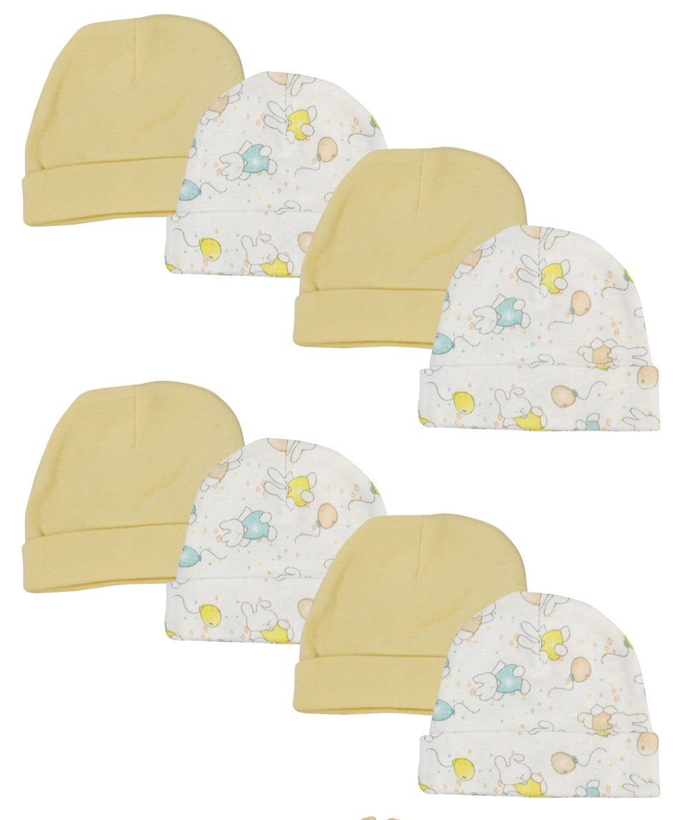 Baby Boy, Baby Girl, Unisex Infant Caps (pack Of 8) Nc_0282 - GreatEagleInc