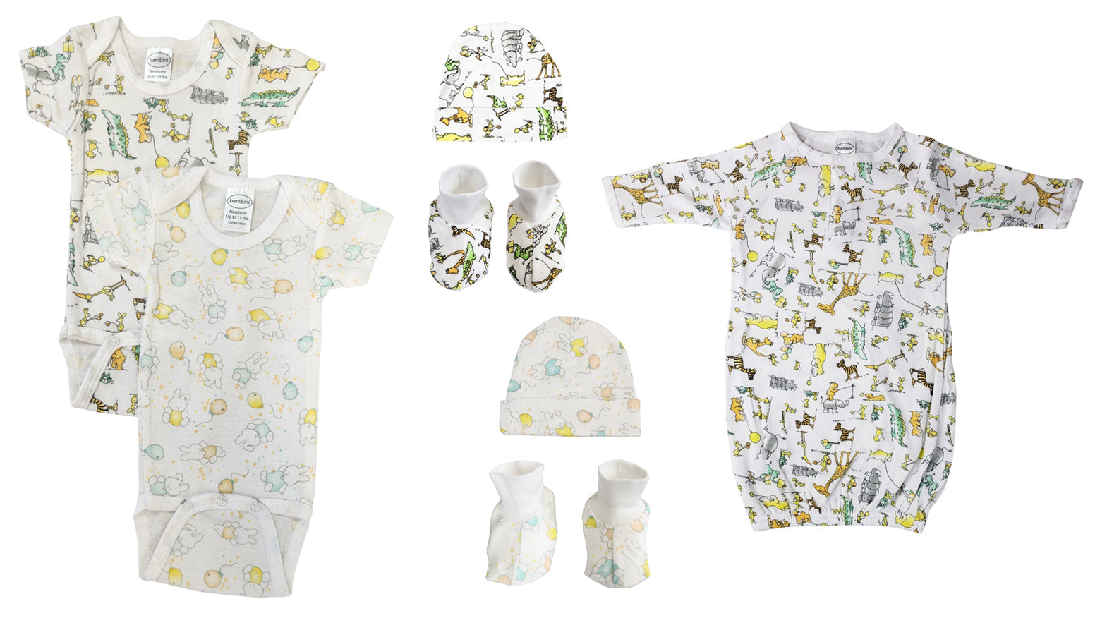 Unisex Newborn Baby 7 Pc  Sets Nc_0651 - GreatEagleInc