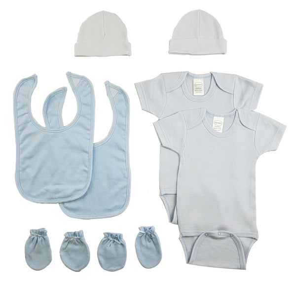 Blue 4 Piece Baby Clothes Set Cs_0180 - GreatEagleInc