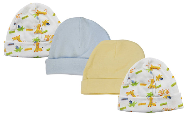 Baby Boy Infant Caps (pack Of 4) Nc_0310 - GreatEagleInc