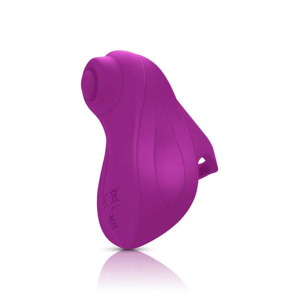 (Presale Only) - Carlee - Berry - Powerful Tapping Finger Vibe With Comfort Grip Ring - GreatEagleInc