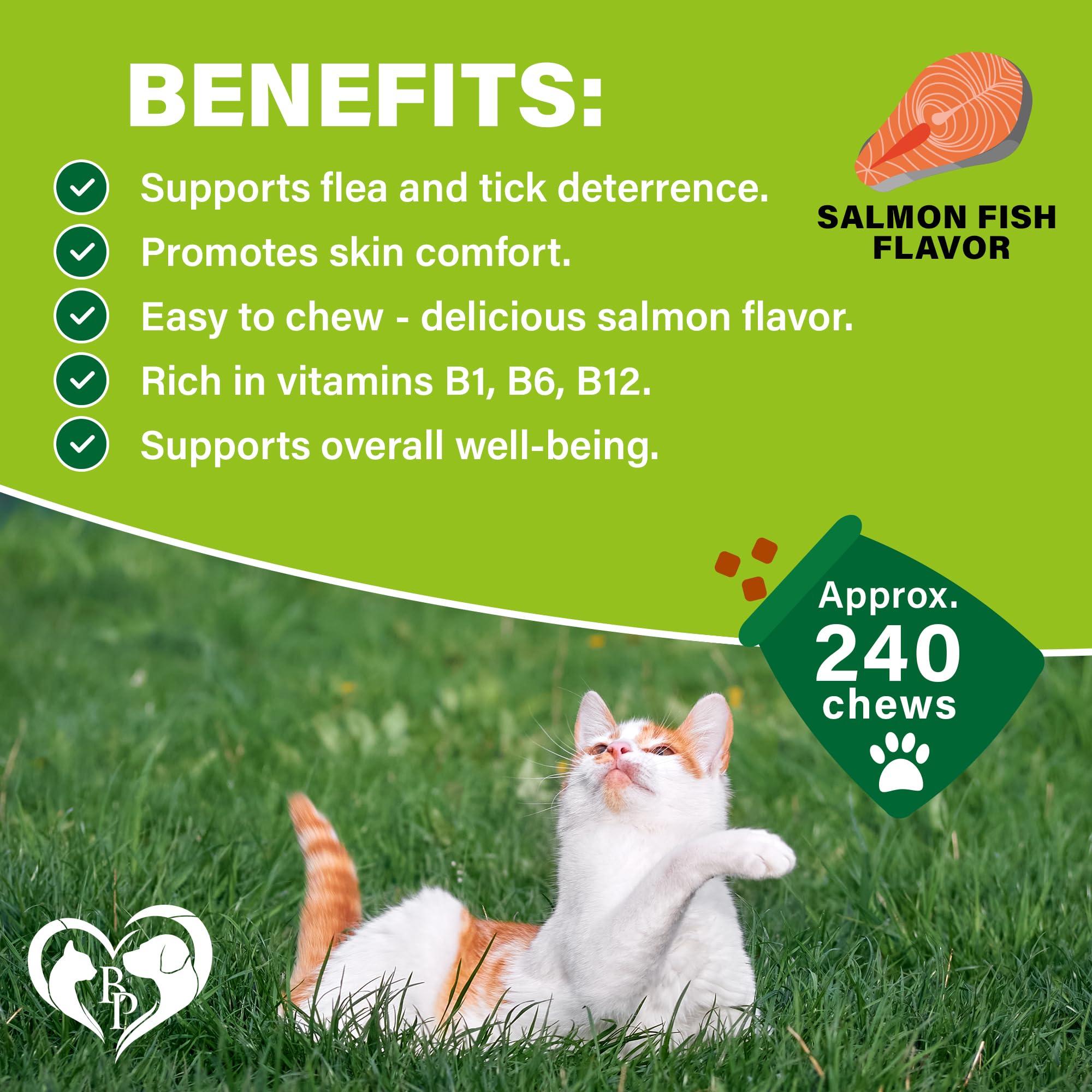 Flea and Tick Prevention Chewable Pills for Cats   Revolution Oral Flea Treatment for Pets   Pest Control & Natural Defense…