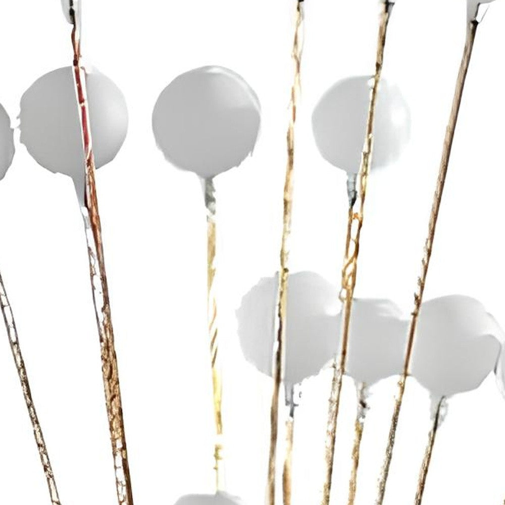 62" Yellow 16 LED Novelty Floor Lamp With White - Lighting